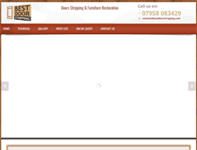 Tablet Screenshot of bestdoorstripping.com